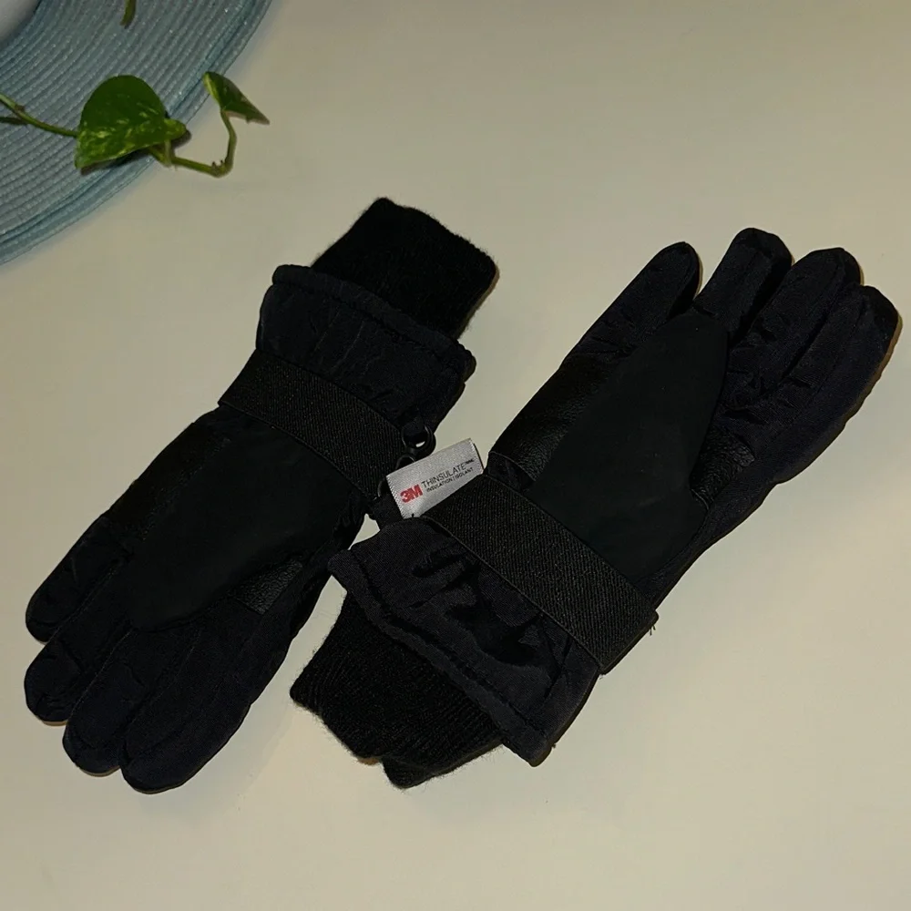 3M Thinsulate Black Insulated Gloves
